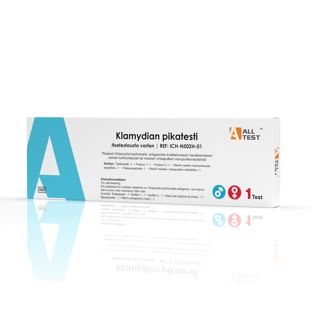 ALLTEST chlamydia home test packaging